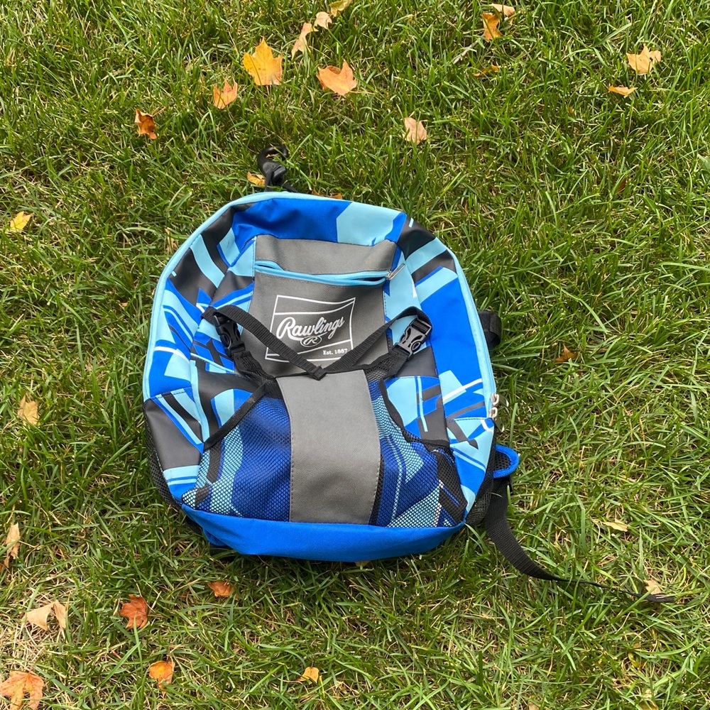 Rawlings Vibrant Blue and Black Backpack